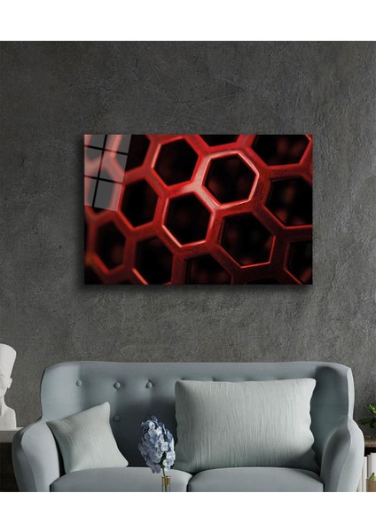Geometrik Mimari Cam Tablo 36 x 23-Mıyrem fiyatları