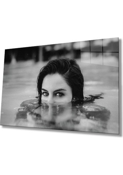 Siyah Beyaz Insan Fotoğrafları Cam Tablomıyrem36 x 23-Mıyrem