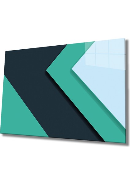 Geometrik Mimari Cam Tablo 36 x 23-Mıyrem