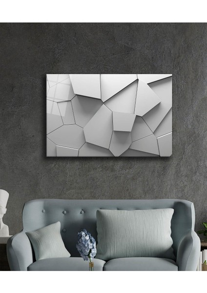 Geometrik Mimari Cam Tablo 36 x 23-Mıyrem fiyatları
