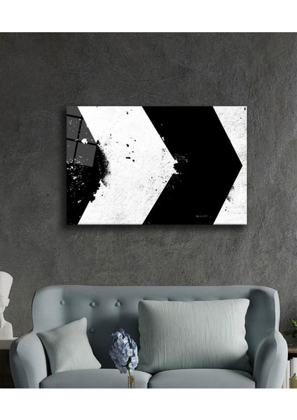 Geometrik Mimari Cam Tablo 36 x 23-Mıyrem