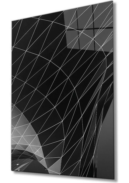 Geometrik Mimari Cam Tablo 36 x 23-Mıyrem