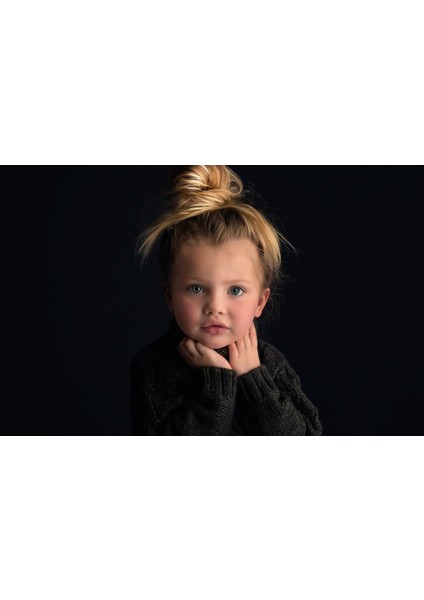 Siyah Beyaz Insan Fotoğrafları Bebek Çocukbaby Child 36 x 23-Mıyrem