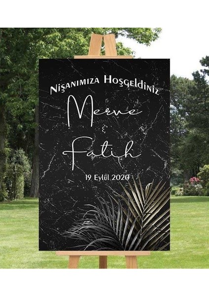 Düğün Nişan Hoşgeldiniz Cam TABLOMIYREM36X23-MIYREM fiyatları