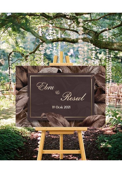 Düğün Nişan Tarih Cam TABLOMIYREM36X23-MIYREM fiyatları