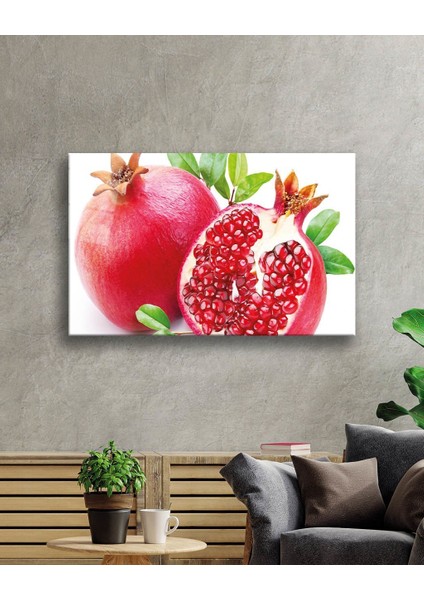 Nar Cam Tablo Pomegranate Art 36X23-MIYREM