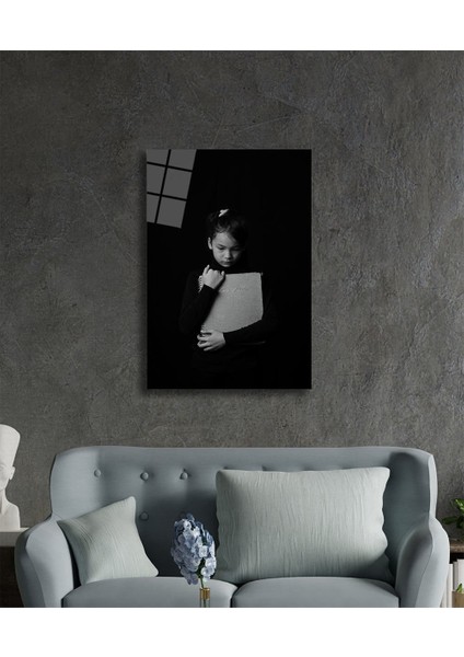 Kadınlar Okuma Yazma Sevdası Cam TABLOMIYREM36X23-MIYREM fiyatları