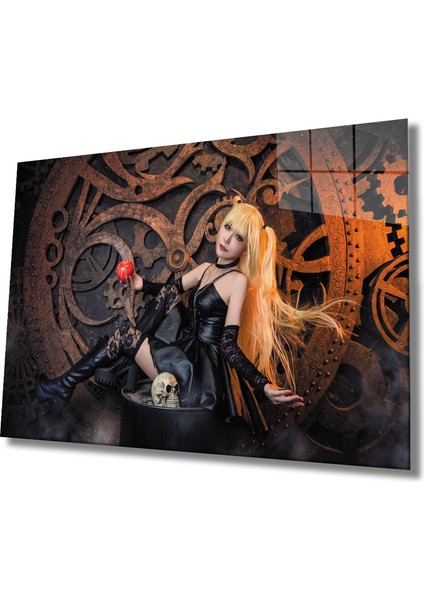 Kadınlar Kurgusal Karakter Misa Amane Cam TABLOMIYREM36X23-MIYREM