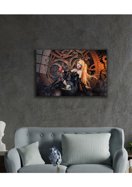 Kadınlar Kurgusal Karakter Misa Amane Cam TABLOMIYREM36X23-MIYREM fiyatları