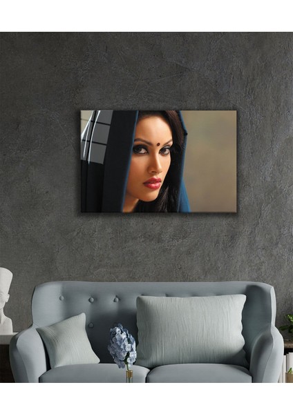 Kadınlar Hintli Kadın Cam Tablo 36X23-MIYREM fiyatları