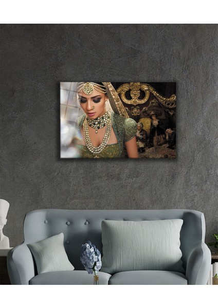 Kadınlar Hint Takıları Cam TABLOMIYREM36X23-MIYREM fiyatları