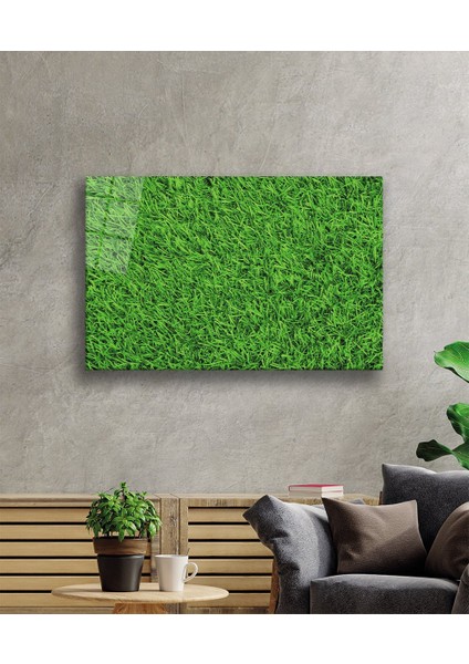 Yeşil Çimen Cam Tablomiyremgreen Grass 36X23-MIYREM fiyatları