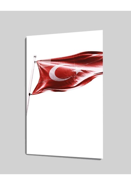 Türk Bayrağı Cam TABLOMIYREM36X23-MIYREM