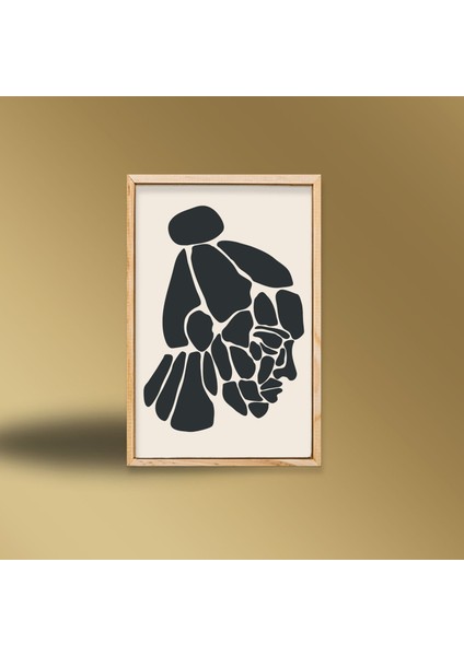 Tekli Ahşap Lamine Çerçeveli Mdf Tablo Boho Kadın Portresi fiyatları