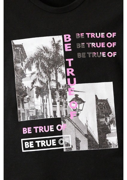 Only Trendwear Çocuk True Of Baskılı Pamuklu Tshirt fiyatları