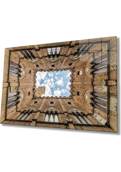 Kahverengi-Miyrem Pencerelimiyremgeometrik Bina TABLOMIYREM36X23-MIYREM