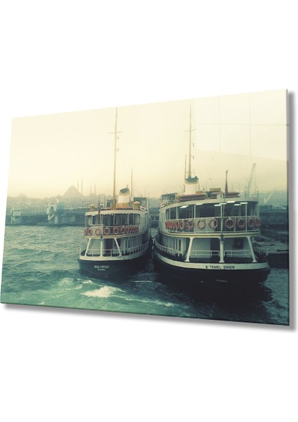 Istanbul Deniz Otobüsleri Cam Tablo 36X23-MIYREM