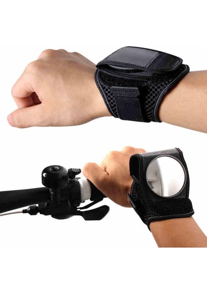 Siyah Stil Bisiklet Dikiz Aynası Bisiklet Bilek Bandı Dikiz Mi Derece Ayarlanabilir Güvenli Sürüş Refleks Dikiz Aynası Bisiklet Aksesuarları (Yurt Dışından) modelleri