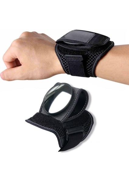 Siyah Stil Bisiklet Dikiz Aynası Bisiklet Bilek Bandı Dikiz Mi Derece Ayarlanabilir Güvenli Sürüş Refleks Dikiz Aynası Bisiklet Aksesuarları (Yurt Dışından) fırsatları