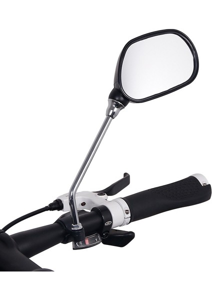 Bir Çift Bisiklet Cam Ayna Dikiz Aynaları Geniş Aralıklı Arka Görüş Reflektör Açısı Ayarlanabilir Cam Aynalar Bisiklet Aynası (Yurt Dışından)