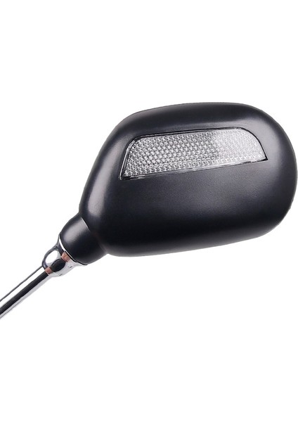 Bir Çift Bisiklet Cam Ayna Dikiz Aynaları Geniş Aralıklı Arka Görüş Reflektör Açısı Ayarlanabilir Cam Aynalar Bisiklet Aynası (Yurt Dışından)