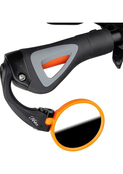 1 Adet Turuncu Tarzı Dikiz Aynası Bisiklet Esnek Bisiklet Aynası Gidon Sonu Arka Göz Güvenliği Dikiz Aynası Bisiklet Bisiklet Aksesuarları (Yurt Dışından)