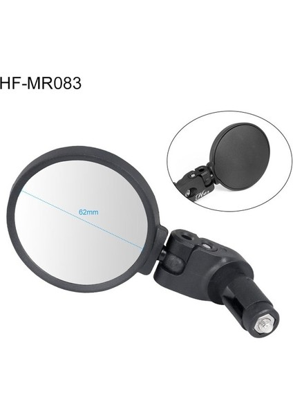 1 Adet 62MM HF-MR083 Stili Mtb Yol Bisikleti Gidon Sonu Için Döngüsü Aynası Iç Montaj Kırılmaz Paslanmaz Çelik Lens Yüksek Darbe Çerçevesi Hafny (Yurt Dışından) fiyatları