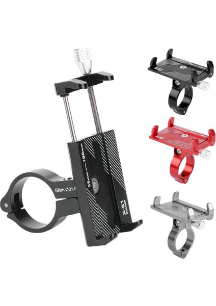 Z-81KIRMIZI Stili Bisiklet Telefon Tutucu Evrensel Bisiklet Motosiklet Gidon Klip Xiaomi iPhone x Için Montaj Cep Telefonu Tutucu Braketi Standı (Yurt Dışından)