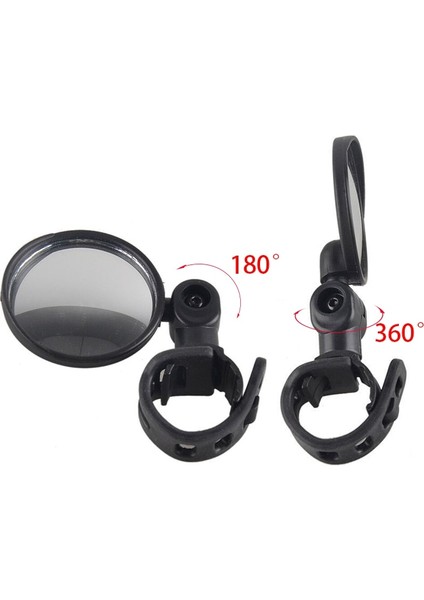 Yuvarlak 8cm Dışbükey Stil Ayarlanabilir Bisiklet Dışbükey Dikiz Aynası Mtb Gidon Arka Bisiklet Dikiz Aynaları Bisiklet Bisiklete Binme Güvenlik Aracı Scooter E Bisiklet (Yurt Dışından)