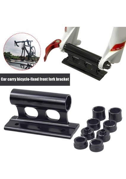 Siyah Stil Bisiklet Çatal Montajı Hızlı Bırakma Çatal Montajı Kamyon Yatağı Bisiklet Taşıyıcı Sabit Klip Bagaj Rafı Bisiklet Kamyon Römorku Için Outdoorcycling (Yurt Dışından) fırsatları
