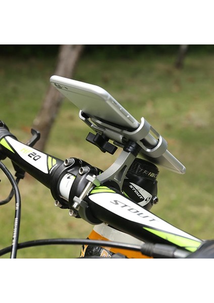 Gümüş Dönen Stil Yok Kaymaz Alüminyum Mtb Bisiklet Tutucu Fit Inç Cep Telefonları Destek Motosiklet Gidon Bisiklet Aksesuarları Standı (Yurt Dışından) fiyatları