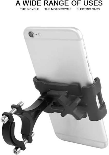 Gümüş Dönen Stil Yok Kaymaz Alüminyum Mtb Bisiklet Tutucu Fit Inç Cep Telefonları Destek Motosiklet Gidon Bisiklet Aksesuarları Standı (Yurt Dışından) indirimleri