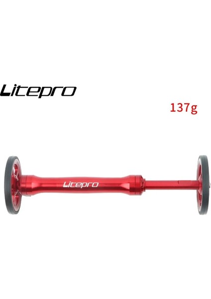 Kırmızı 1 Takım Tarzı Litepro Arka Raflar Brompton Katlanır Bisiklet Için 4 Renk Uzatma Çubuğu Blok Teleskopik Çubuk Kolay Tekerlek Ultralight (Yurt Dışından) fiyatları