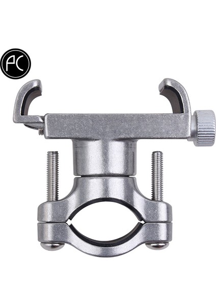 Gümüş Tarzı Pcycling Telefon Tutucu Alüminyum Alaşım 360 Derece Döndürme Akıllı Telefon Ayarlanabilir Destek Gps Bisiklet Telefon Standı Montaj Braketi (Yurt Dışından)