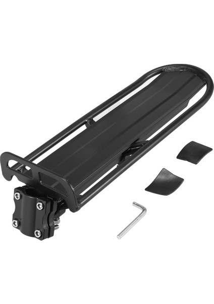 Siyah Stil 10KG Bisiklet Bagaj Taşıyıcı Bisiklet Rafı Alüminyum Alaşımlı Kargo Arka Raf Raf Bisiklet Seatpost Çanta Tutucu Standı Mtb Kurulum Araçları (Yurt Dışından)