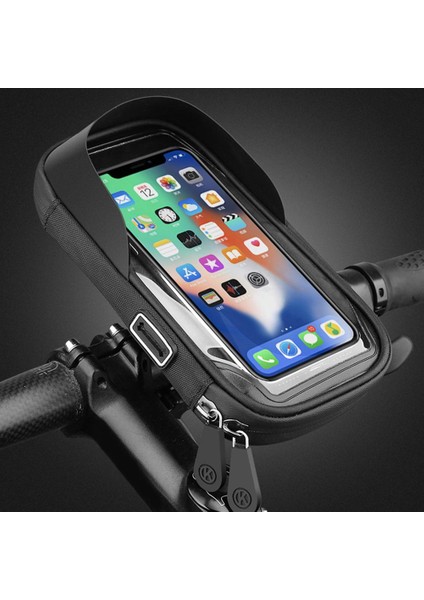 Bir Gidon Braketi Stili Yeni Mtb Bisiklet Telefon Tutucu Çanta Kılıf iPhone 11 Için Su Geçirmez Bisiklet Bisiklet Dağı Cep Cep Telefonu Standı Çanta Sürme Aksesuarları (Yurt Dışından) fiyatları