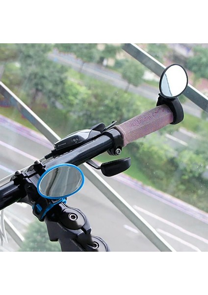 Pembe Tarzı Bisiklet Bisiklet Bisiklet Evrensel Ayarlanabilir Dikiz Aynası Gidon Dikiz Aynası Bisiklet Aksesuarları Esnek Güvenlik Dikiz (Yurt Dışından) indirimleri