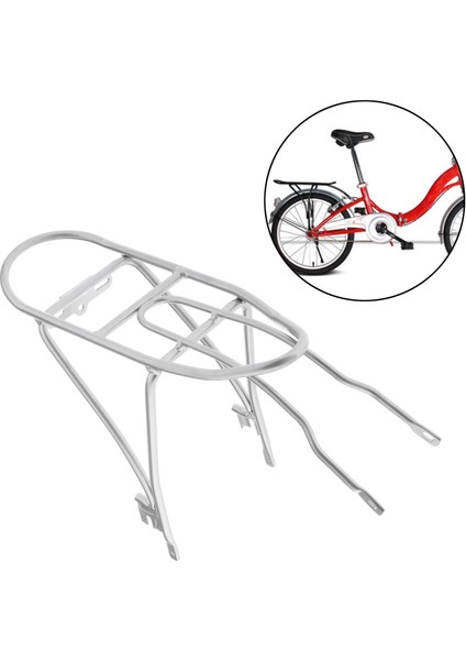 Siyah Stil Katlanır Bisiklet Arka Raf Çerçevesi Kargo Taşıyıcı Bisiklet Panniers Braketi Dahon P8 KBC083 KAC083 KAC061 Için Bisiklet Ekipmanları (Yurt Dışından)