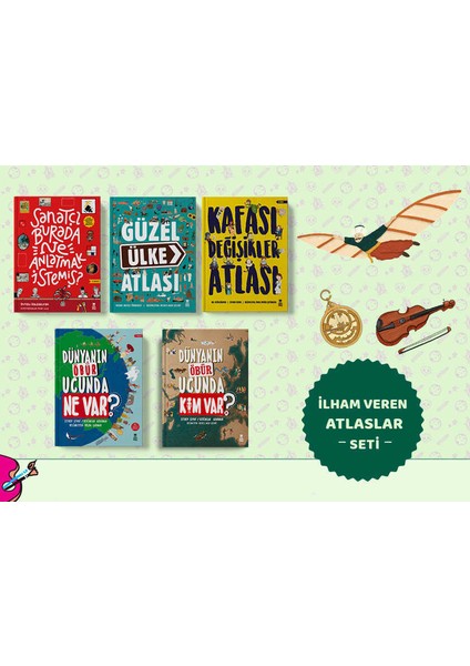 İlham Veren Atlaslar 5 Kitap Set