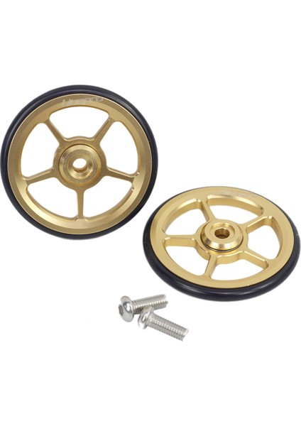 Şampanya Easywheel Stili Brompton 3sıxty Pıkes Katlanır Bisiklet Hafif 150G Için Easywheels ile Bisiklet Alaşım Arka Raf Q Raf (Yurt Dışından)