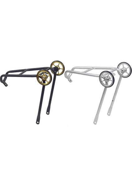 Şampanya Easywheel Stili Brompton 3sıxty Pıkes Katlanır Bisiklet Hafif 150G Için Easywheels ile Bisiklet Alaşım Arka Raf Q Raf (Yurt Dışından) modelleri