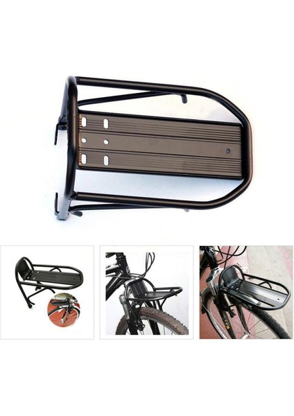 Siyah Stil Alüminyum Alaşımlı Bisiklet Rafları Mtb Yol Bisikleti Ön Raf Dayanıklı Taşıyıcı Panniers Çanta Taşıyıcı Bagaj Raf Bisiklet Braketi (Yurt Dışından) fiyatları