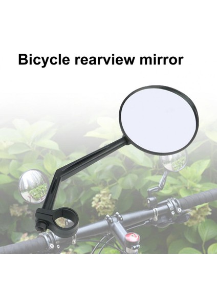 Siyah 1pc Tarzı Scooter Dikiz Mipc Evrensel Dayanıklı Dönebilen Ayarlanabilir Dışbükey Yeniden Kullanılabilir Geniş Açı Bisiklet Gidon Aynaları (Yurt Dışından)