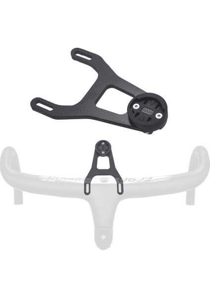 Siyah Stil Bisiklet Bilgisayarı Karbon Fiber Montaj Genişletici Tutucu Gps Kronometre Tutucu Garmin Igpsport Montaj Desteği Gopro 5d Gidon (Yurt Dışından) fırsatları
