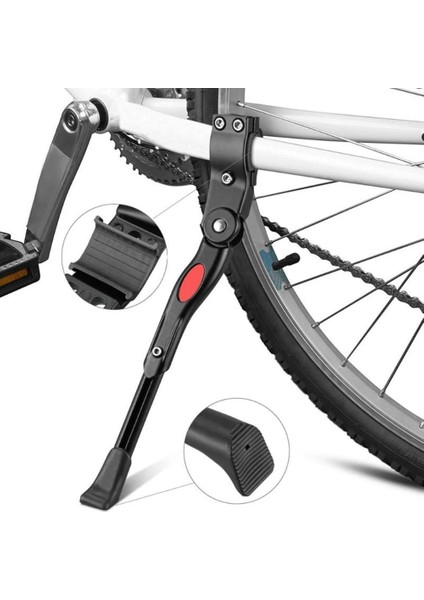 Siyah Stil Evrensel Ayarlanabilir Mtb Bisiklet Bisiklet Park Tekme Standları Bacak Raf Brace Dağı Yan Destek Bisiklet Bisiklet Parçaları Aksesuarları (Yurt Dışından) modelleri