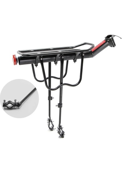 10KG Tarzı Taşıyan Bisiklet Bagaj Rafı Alüminyum Alaşımlı Mtb Arka Raf Bisiklet Taşıyıcı Yol Dağ Bisikleti Mtb Kargo Çanta Standı Tutucu Bagaj Rafları (Yurt Dışından)