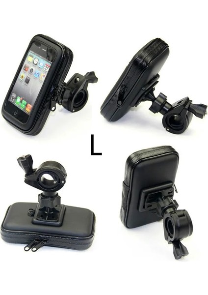 Type1 Boyut L Tarzı Bisiklet Motosiklet Telefon Tutacağı Mobil Stand Desteği iPhone Lus Gps Bisiklet Tutacağı Su Geçirmez Çanta Soporte Movil Moto (Yurt Dışından) fiyatları