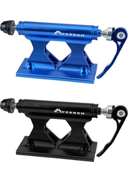 Siyah Stil Bisiklet Ön Çatal Hızlı Bırakma Sabitleme Klipsi Bisiklet Bloğu Çatal Araba Bagajı Park Rafı Taşıyıcı Kurulum Montaj Bisiklete Binme (Yurt Dışından) fırsatları