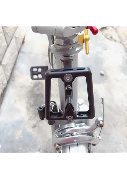 Kırmızı Stil Alüminyum Alaşımlı Bisiklet Ön Taşıyıcı Blok Çanta Braketi Tutucu Brompton Katlanır Bisiklet Ön Taşıyıcı Blok Bisiklet Aksesuarları (Yurt Dışından) fırsatları