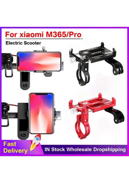 Gri Tarzı Evrensel Ayarlanabilir Cep Telefonu Standı Tutucu Gidon Montaj Braketi Raf Xiaomi M365 Pro Elektrikli Scooter Cep Telefonu Standı (Yurt Dışından) fırsatları